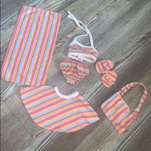 Doll Club of America Terry-Clothe Swimsuit Set 18”